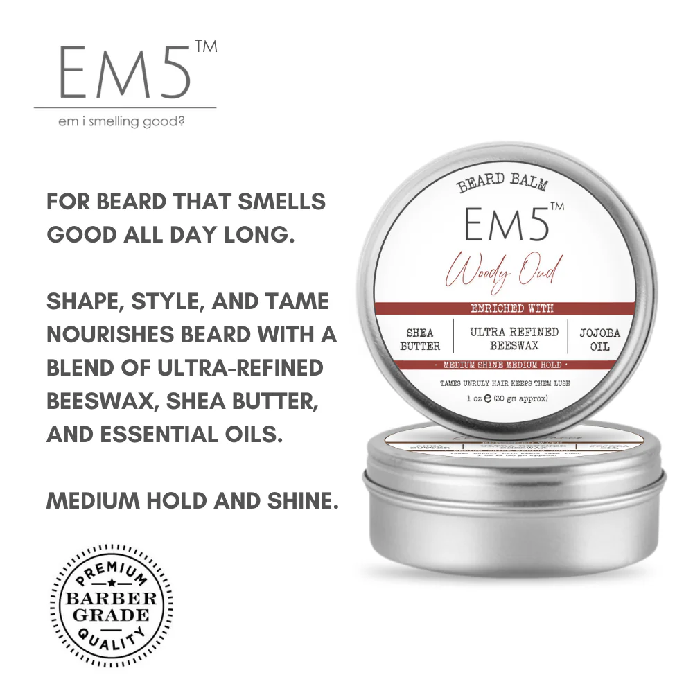 Woody Oud | Organic Beard Balm - Image 3