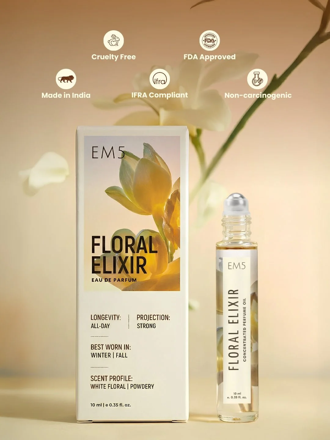 Floral Elixir Perfume Roll-On - Image 5