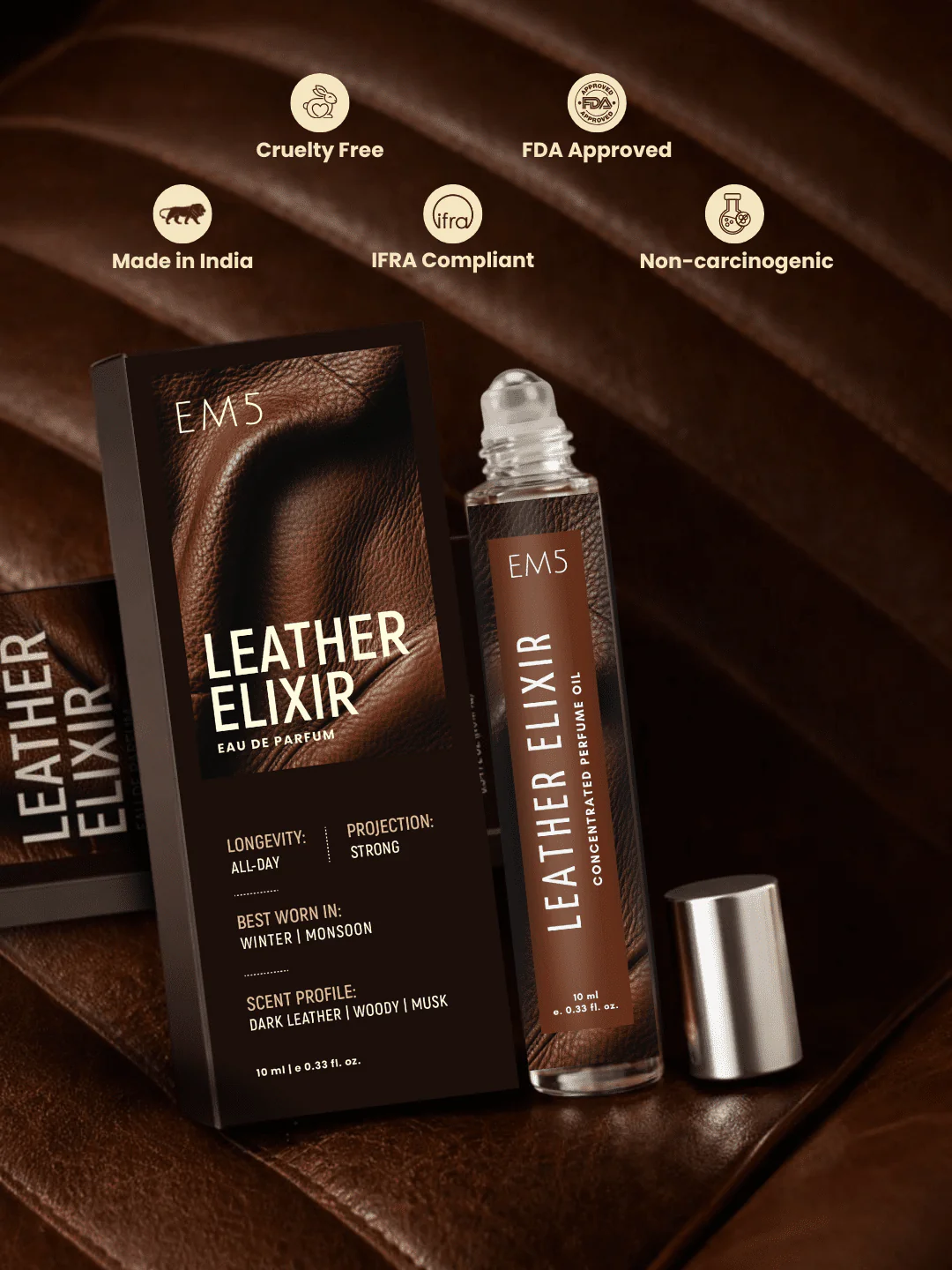 Leather Elixir Perfume Roll-On - Image 5