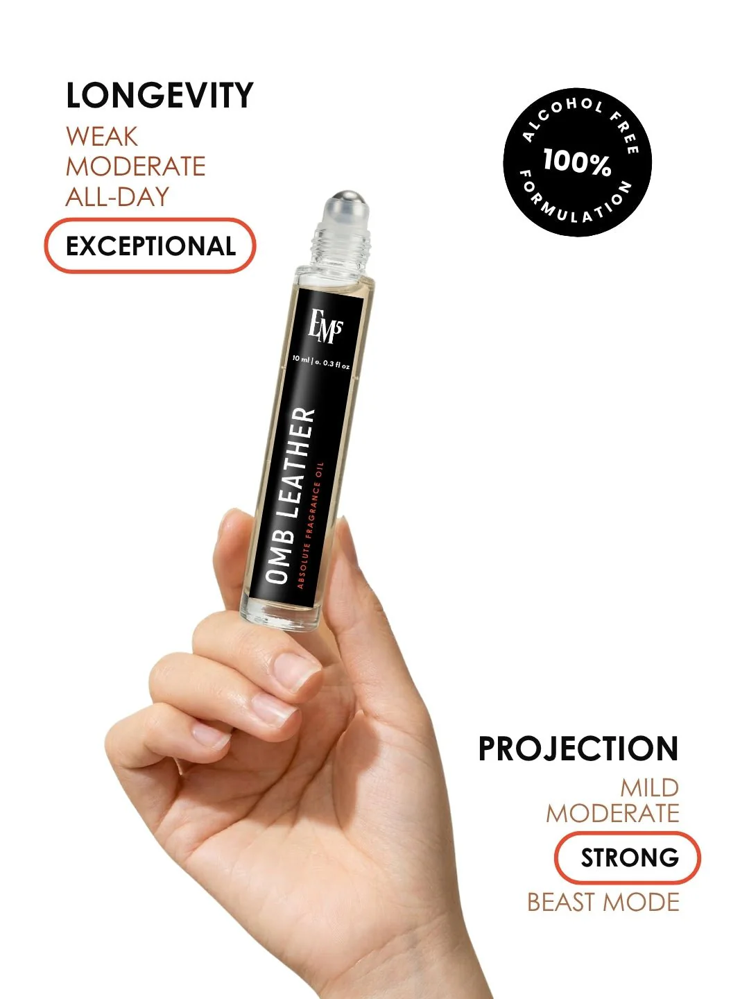 Omb Leather Perfume Roll-On - Image 2