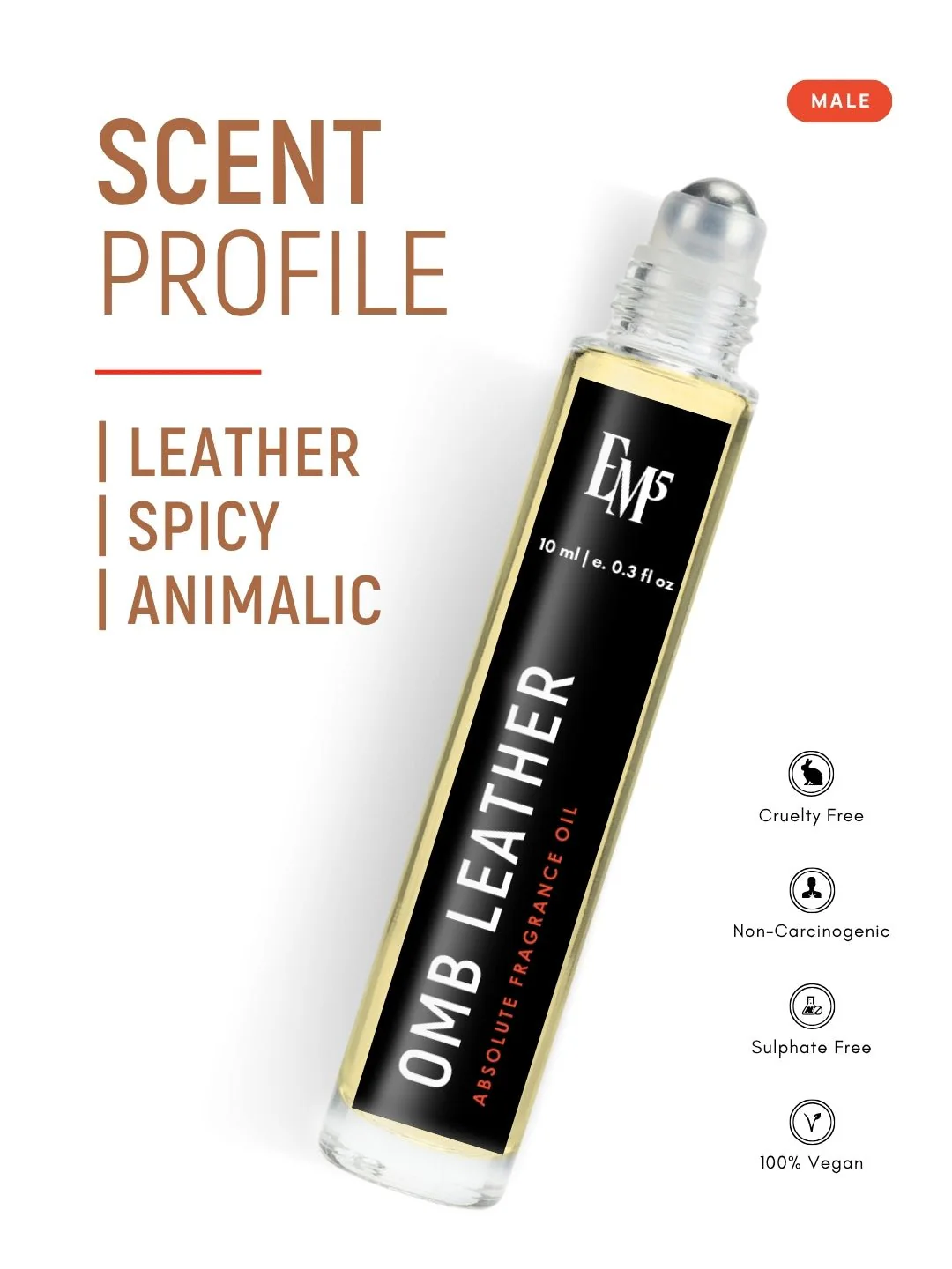 Omb Leather Perfume Roll-On - Image 3