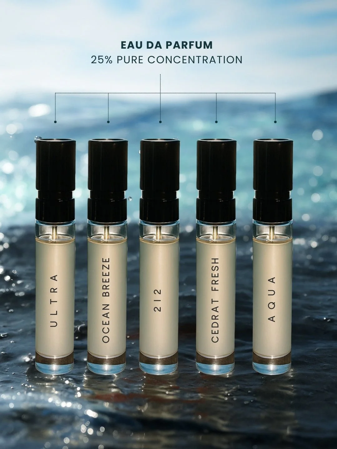 The Aqua Quintet Pack of 5 Perfumes - Image 2