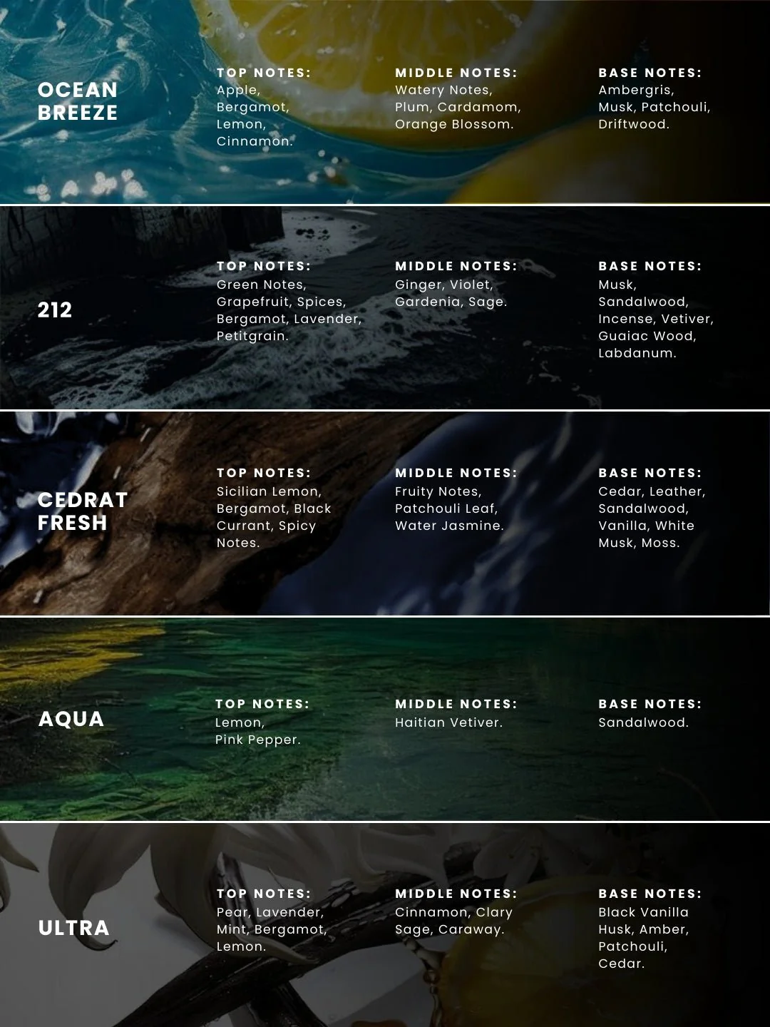 The Aqua Quintet Pack of 5 Perfumes - Image 4