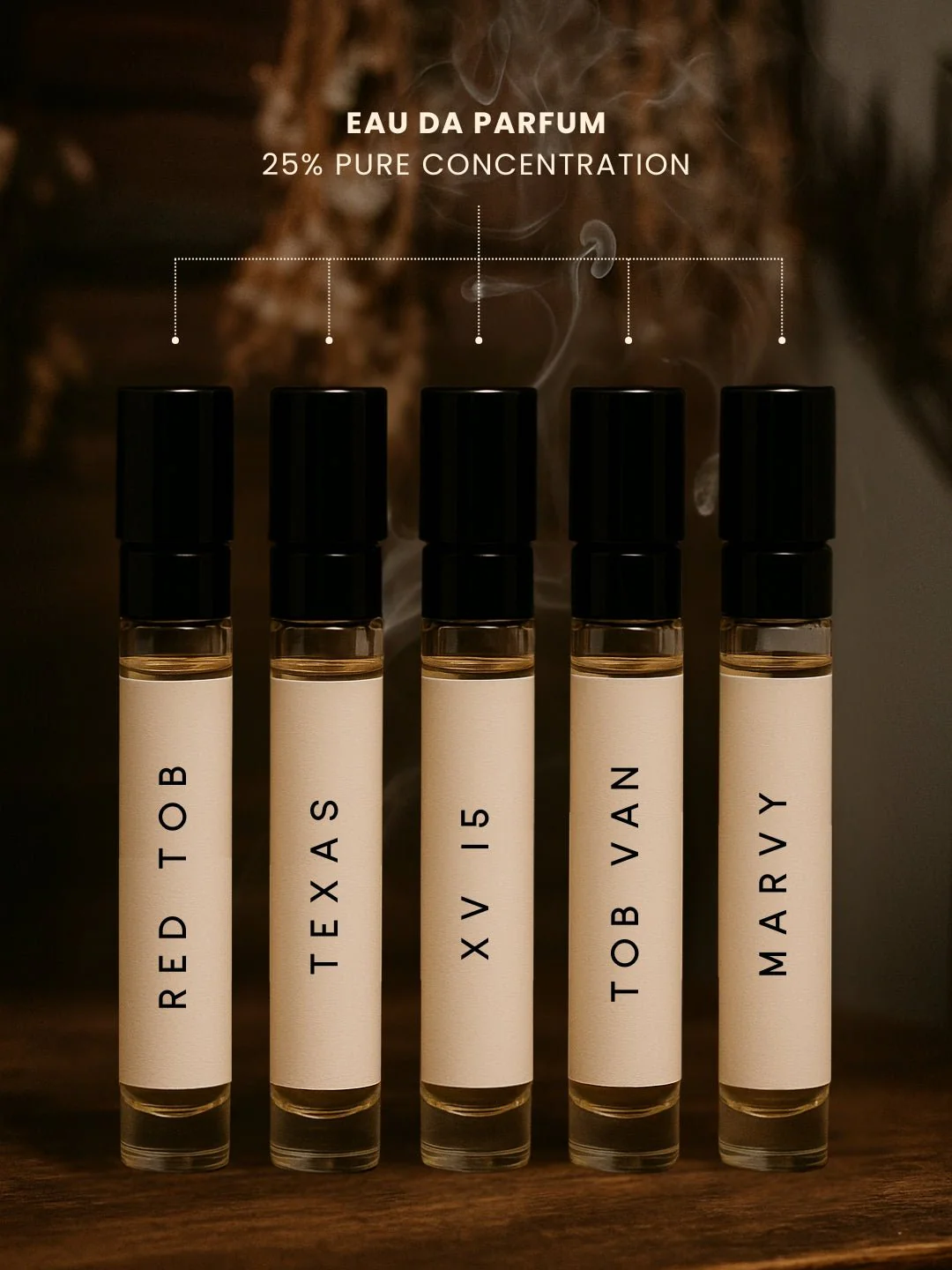 The Tobacco Essence Pack of 5 Perfumes - Image 2