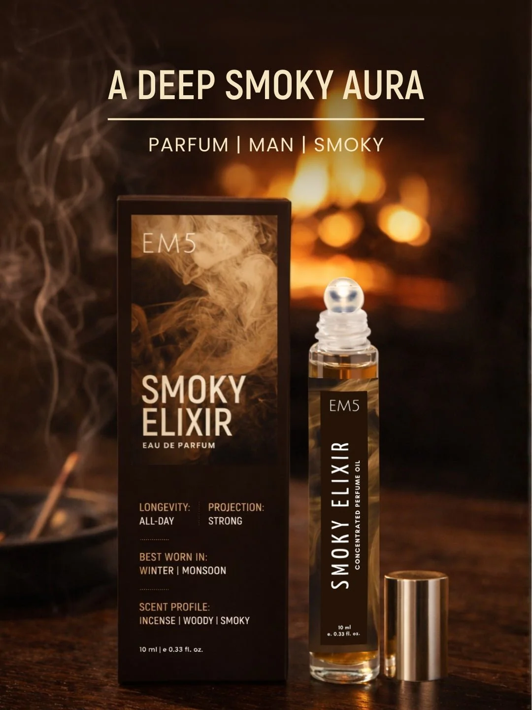 Smoky Elixir Perfume Roll-On - Image 4