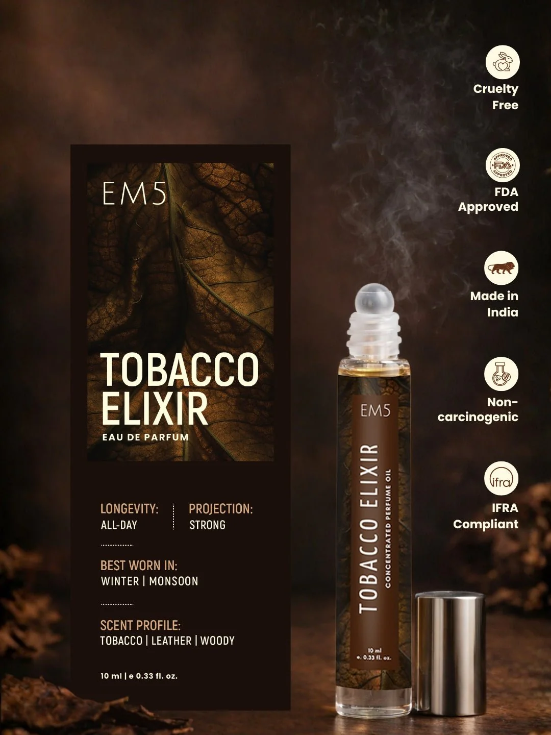 Tobacco Elixir Perfume Roll-On - Image 5